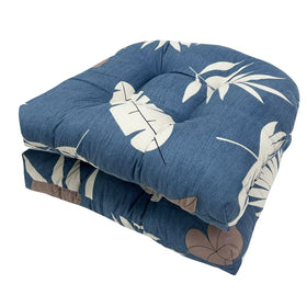 TESICA 18x18 U-shaped seat cushion on a dining chair for all-season comfort