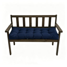 TESICA 40x20in navy bench cushion on outdoor furniture, weatherproof and comfortable.