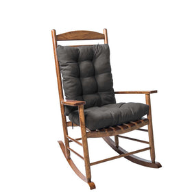 TESICA dark grey rocking chair cushion for outdoor seating with high-back comfort