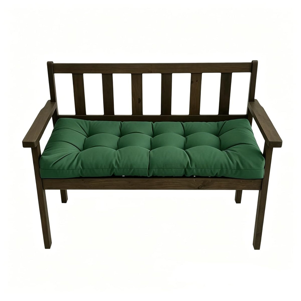 TESICA 40x20in outdoor bench cushion ready for garden seating and patio use