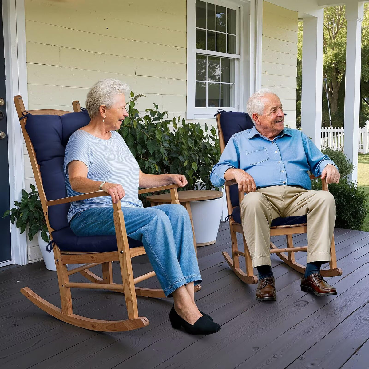 TESICA back cushion 17x21 inches enhances lumbar comfort on porch seating