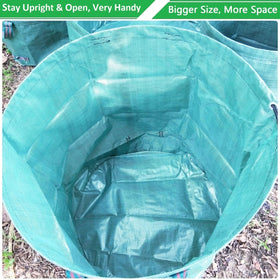 Tespher bag features a plastic loop to stay open while loading.