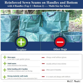 Tespher camping waste bag suitable for campsite cleanup and transport.
