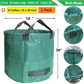 Tespher gardening gloves included for comfortable yard cleanup.