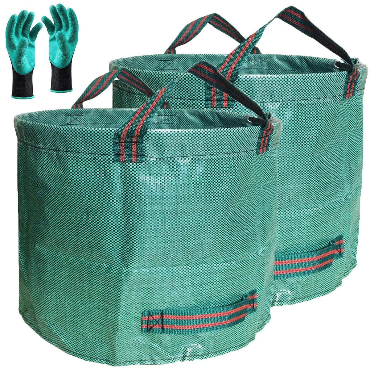 Tespher standard 32-gallon yard bags with open-top design for easy leaf collection.