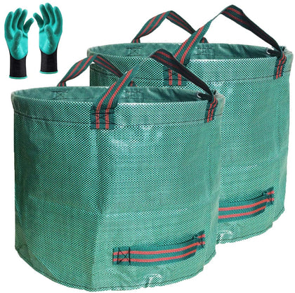 Tespher standard 32-gallon yard bags with open-top design for easy leaf collection.