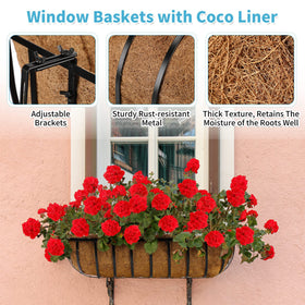Tessco for you 30-inch planter provides ample space for herbs and flowers.