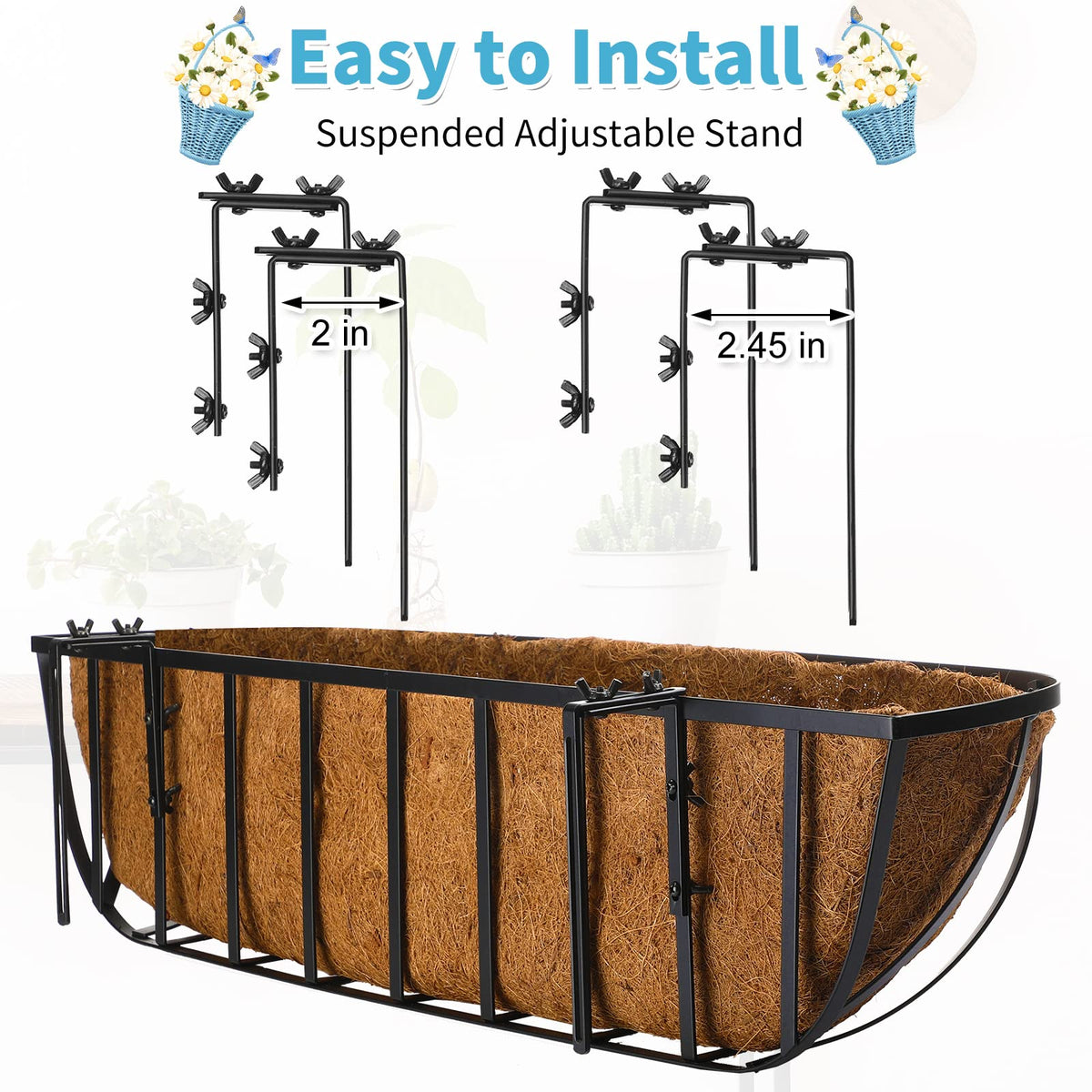 Tessco for you adjustable brackets enable simple railing installation.