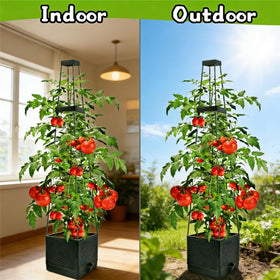 TESSTSY patio garden setup suits tomatoes, peas, cucumbers, and flowers