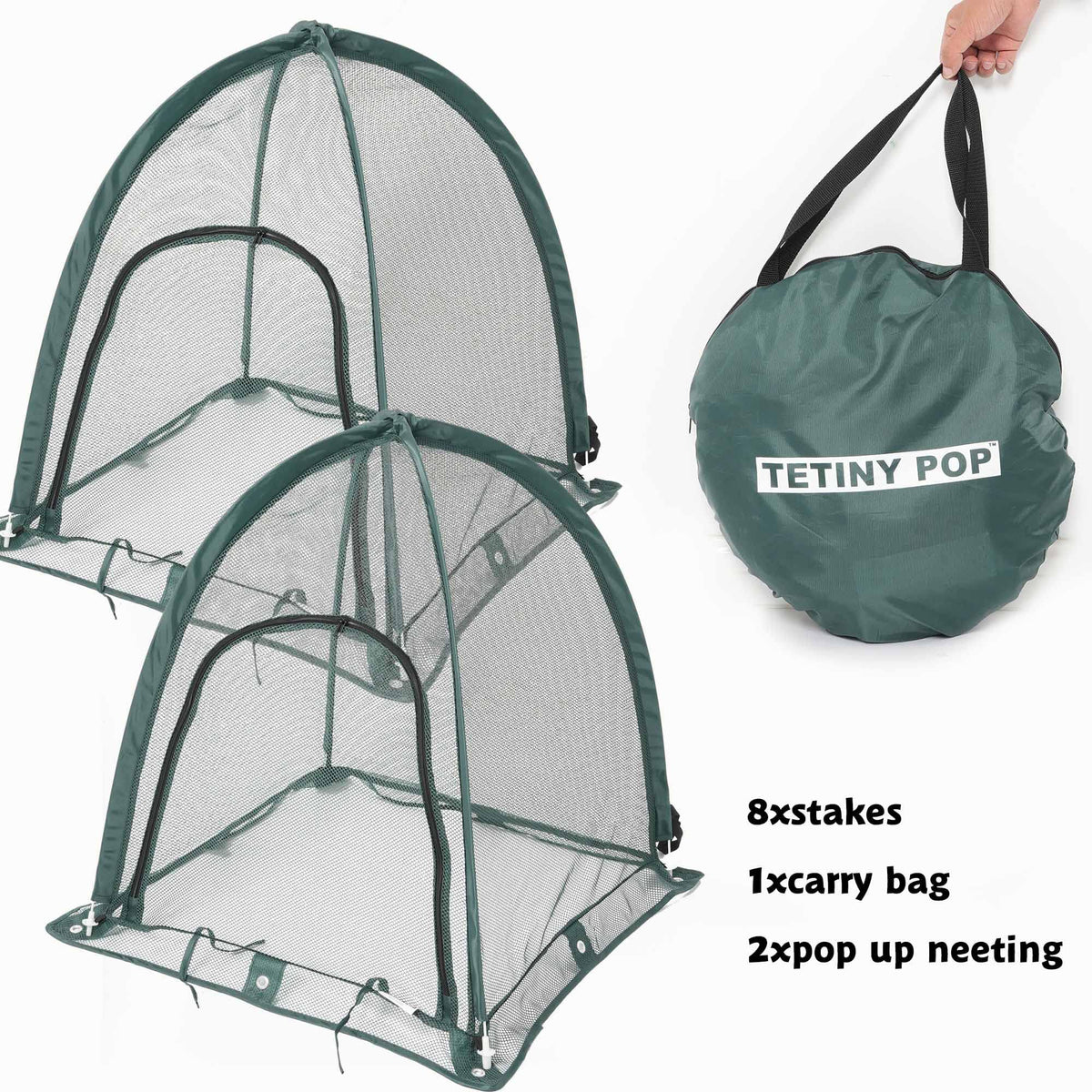 TETINY POP 28x28x32 inch coverage suited for versatile garden protection.