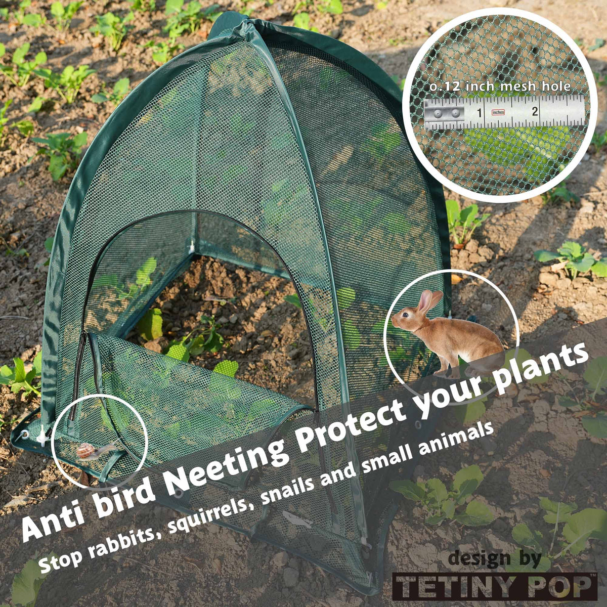 TETINY POP portable carry bag shown for convenient storage and transport.