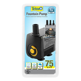 TetraPond Statuary Pump 75 GPH with tubing adapters for flexible installs