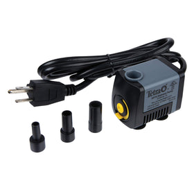 TetraPond Statuary Pump 75 GPH shown with compact tabletop fountain setup