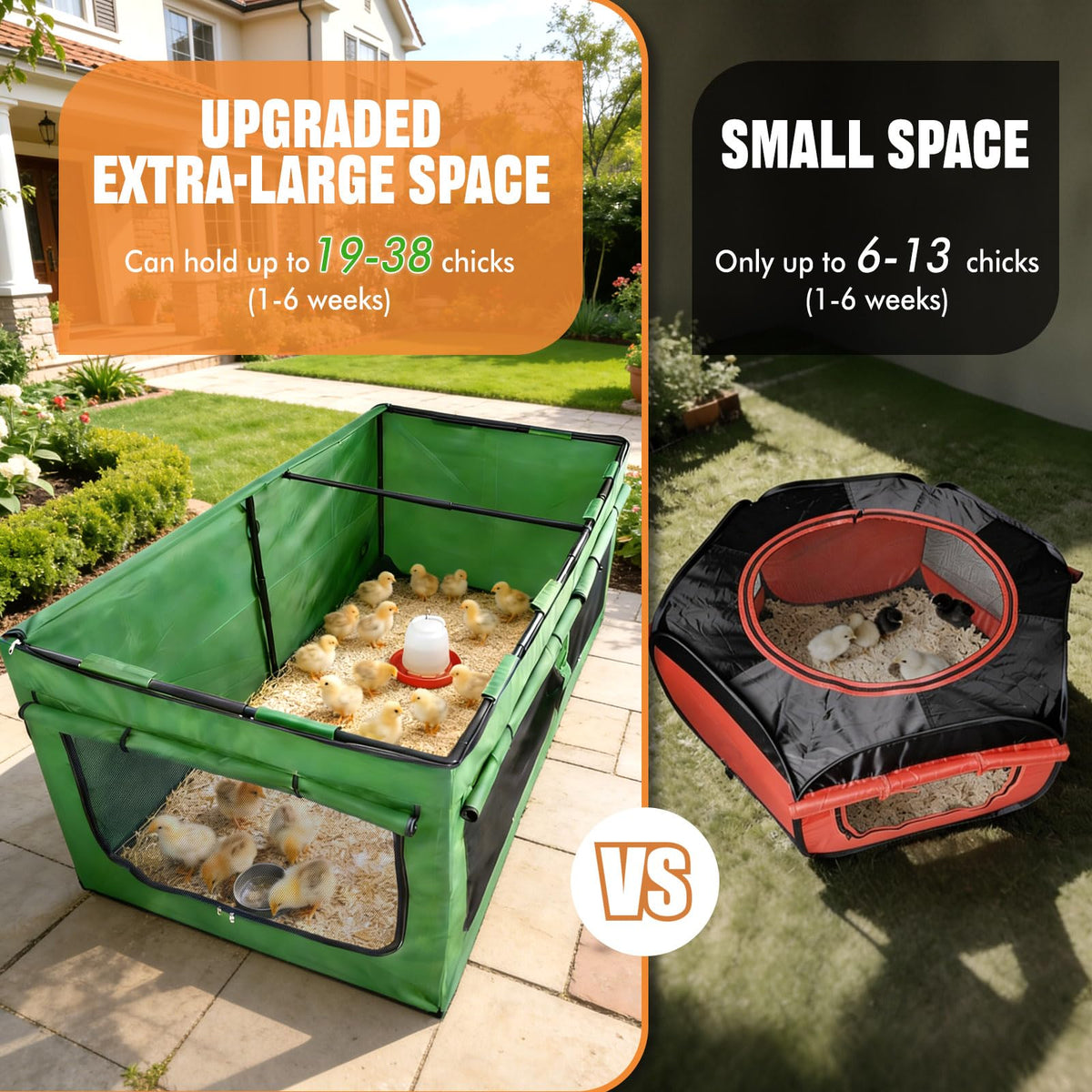 Tetuga Brooder Box quick-clean padded mat for comfortable surface.