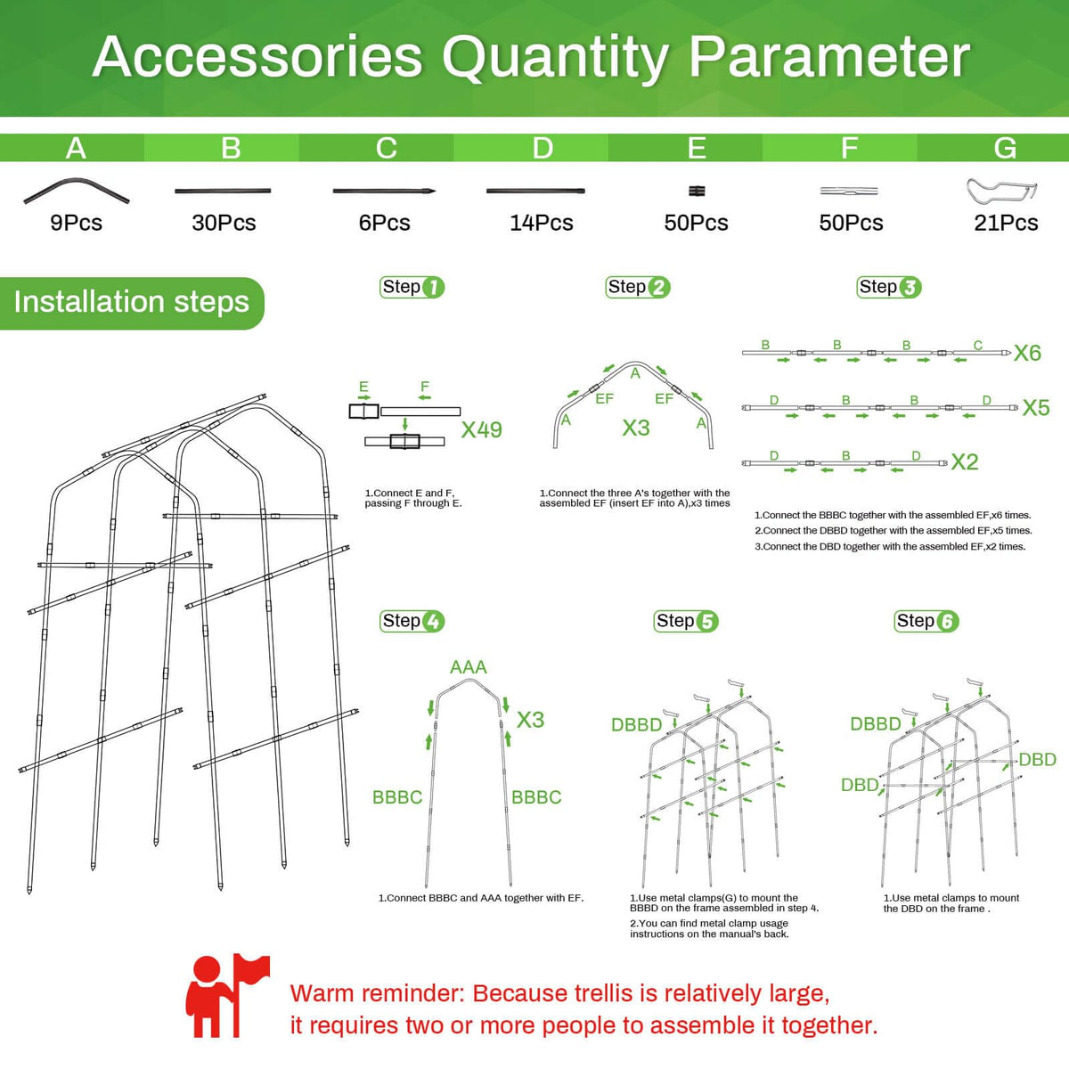 Tetutor outdoor garden arch adds vertical growing space in your yard.