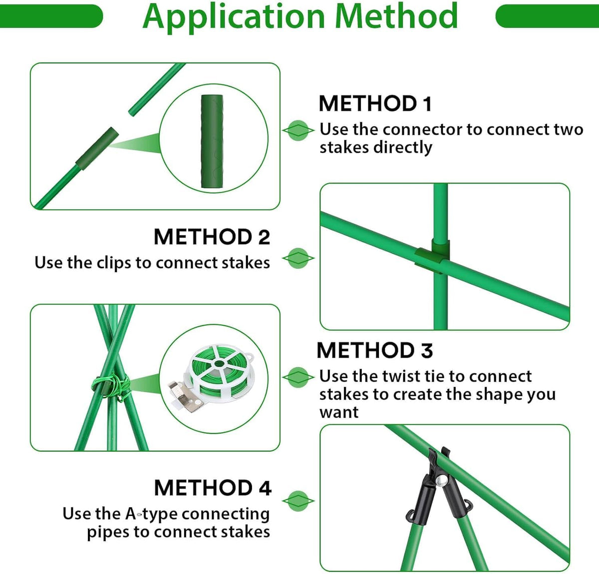 Tetutor plant cage assembly demo shows flexible support options