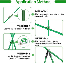 Tetutor plant cage assembly demo shows flexible support options