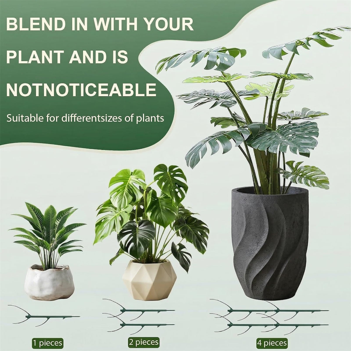 Teurabied indoor outdoor plant stake withstands humidity