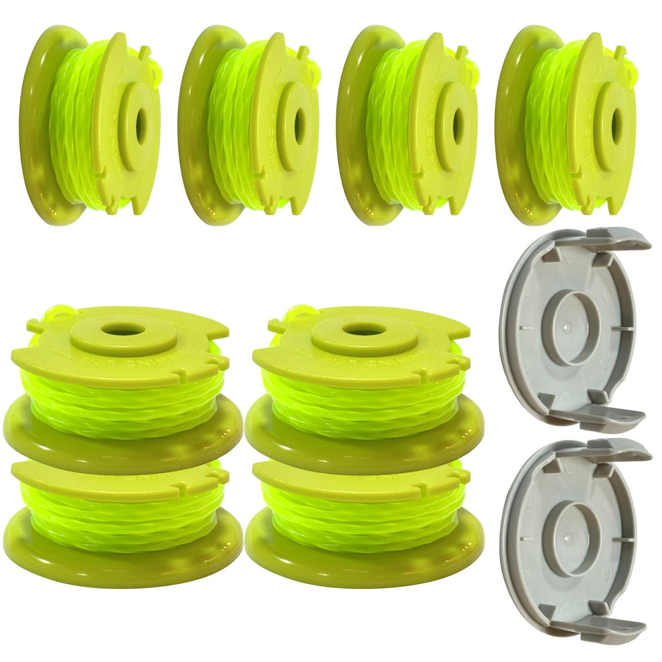 texasrun AC80RL3 trimmer line, 11 ft spool for Ryobi One+ trimmers, smooth feeding.