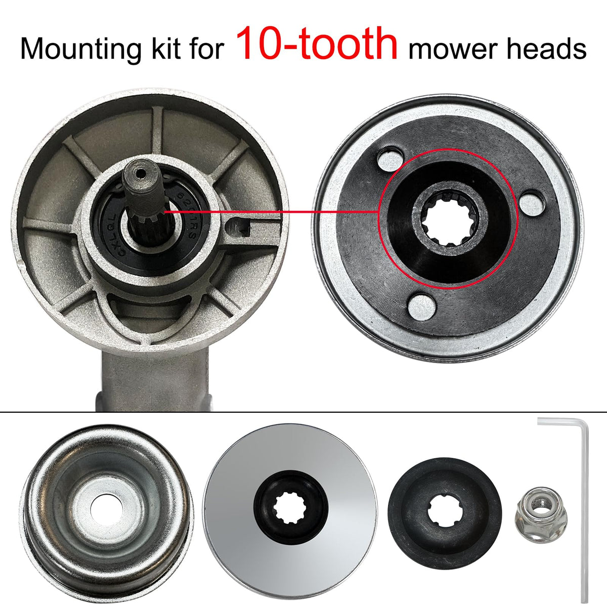 texasrun blade adapter kit for Husqvarna 125R speeds up blade setup