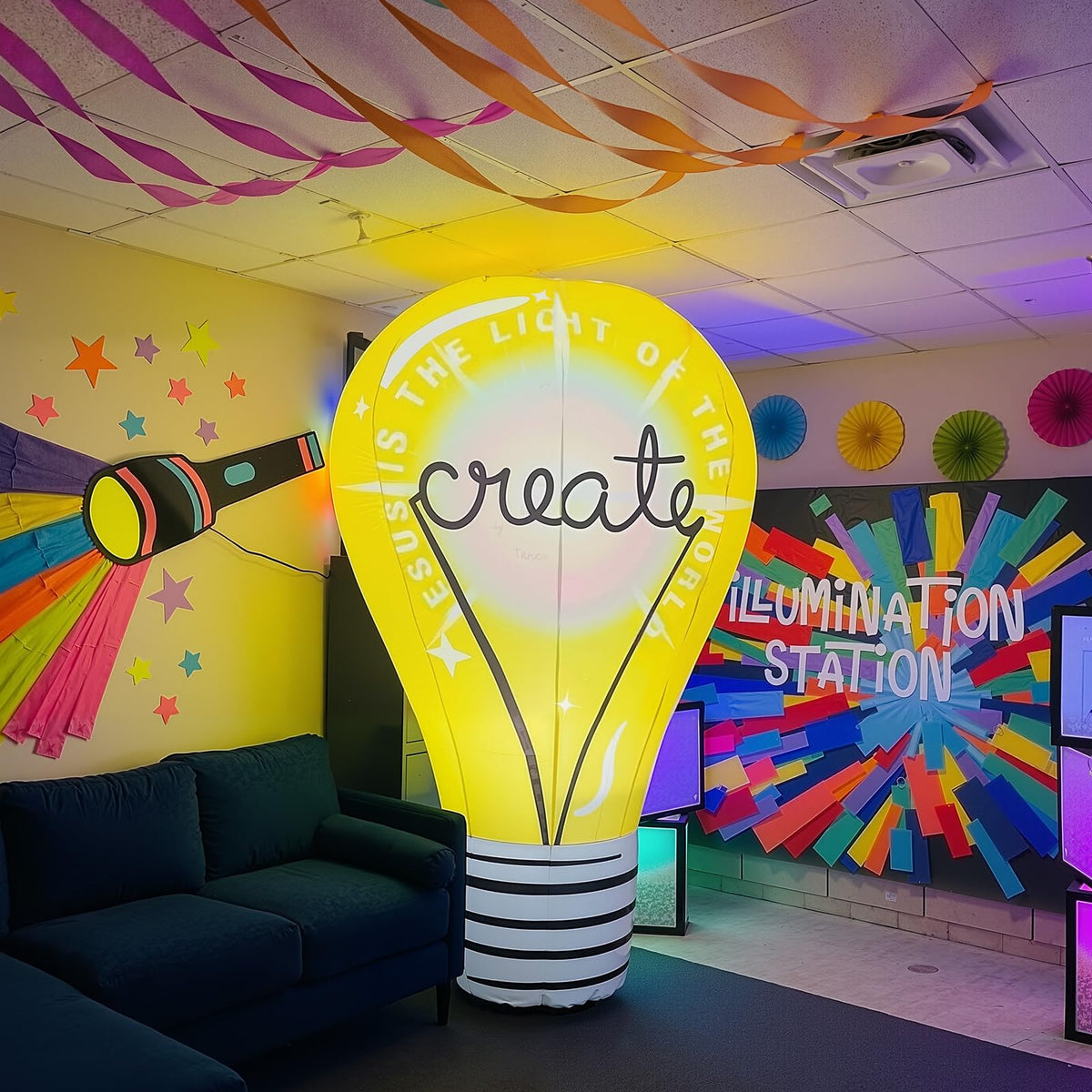 Teyva Daily VBS durable waterproof material and strong seams ensure reusable decor
