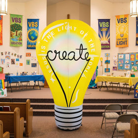 Teyva Daily VBS Jesus is the light of the world edge displays clear message