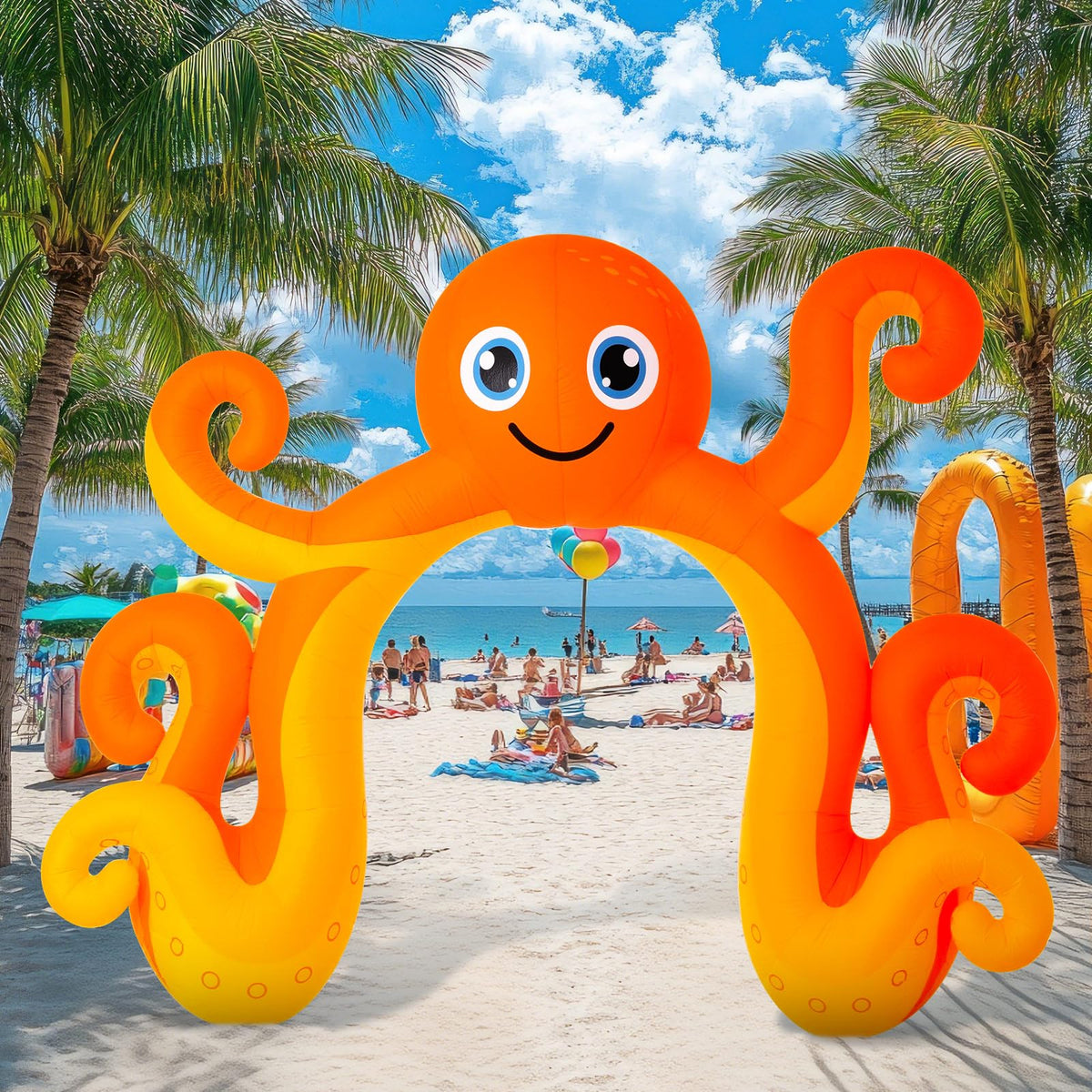 Teyva Daily octopus arch includes weighted bags for wind resistance.