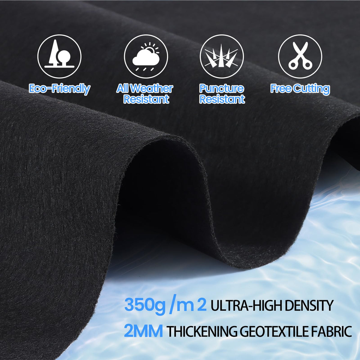 Tezhile TezhiIe liner mat demonstrating puncture protection against sharp objects.