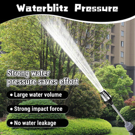 TFSUDI WaterBlitz cleaning a car exterior and nearby surfaces