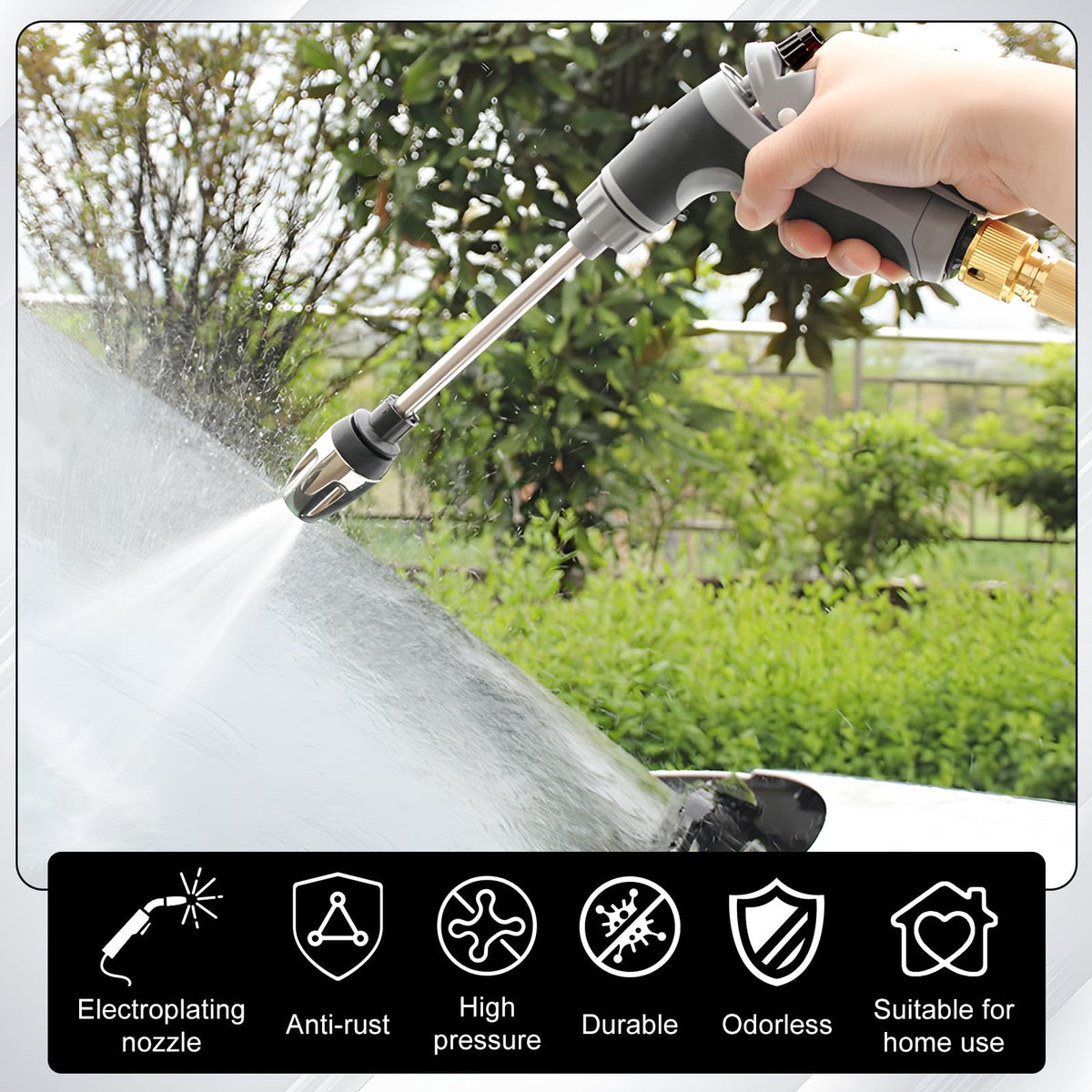 TFSUDI WaterBlitz water gun side angle showing easy handheld use