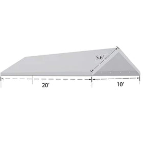 TGEHAP carport cover waterproof edges close-up highlights edge sealing and durability.