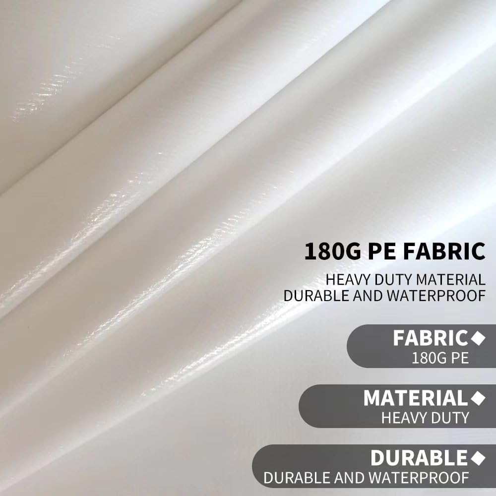 TGEHAP heavy-duty PE fabric close-up emphasizes fade resistance and long wear.