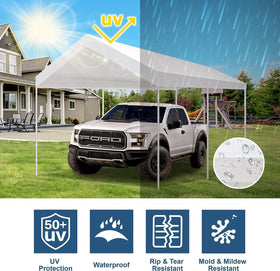TGEHAP versatile use for carport, RV, or party backdrop—top cover only.