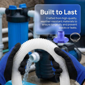 TGBoBiFiveY hose installation process demonstrates clamp-free setup