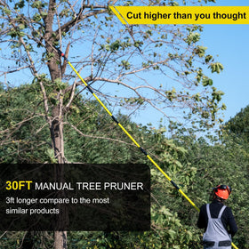 The TGrasol head with 108-degree teeth delivers efficient cuts on tough branches.