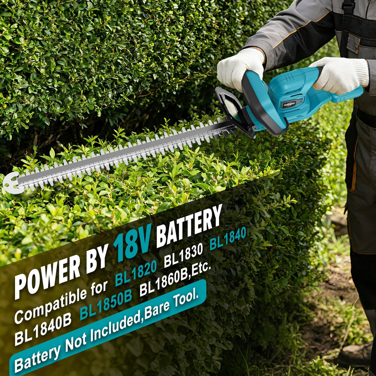 ThagBrco 22 inch dual action blade delivers precise clean cuts