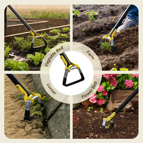 THANKSFINE Stirrup Hoe ideal for raised beds and borders