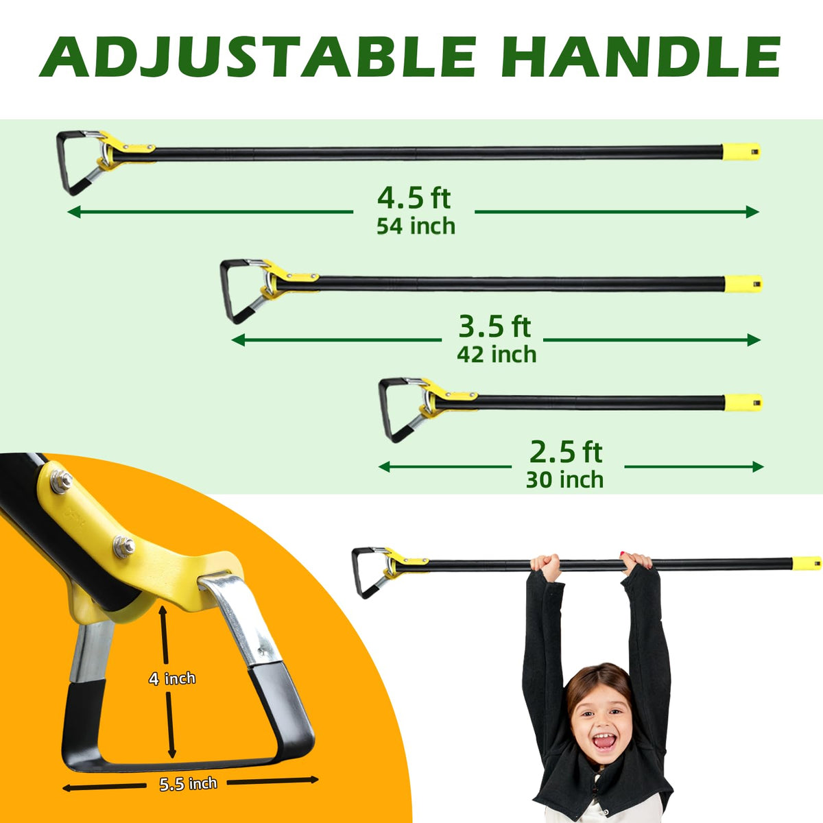 THANKSFINE Stirrup Hoe secure connections prevent loosening in hard soil