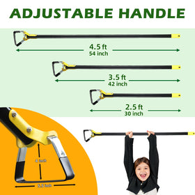 THANKSFINE Stirrup Hoe secure connections prevent loosening in hard soil