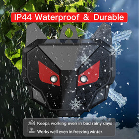 Thcritter 4-pack Solar Deterrent boosts overnight coverage for larger yards