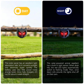 Thcritter 2026 Predator Eyes deter deer raccoon fox and skunk visits around property