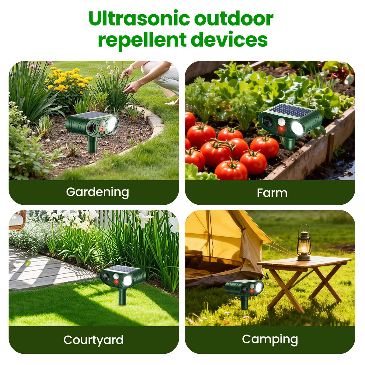 Thcritter PIR motion detection unit suitable for outdoor yard protection.