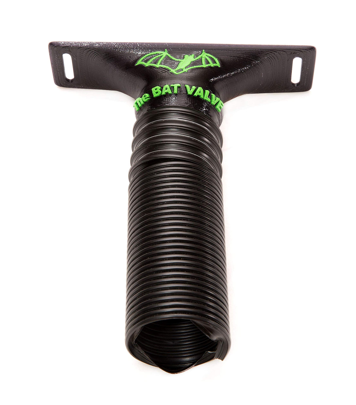 The Bat Valve TBV-FR4 front view with a one-way door for attic removal