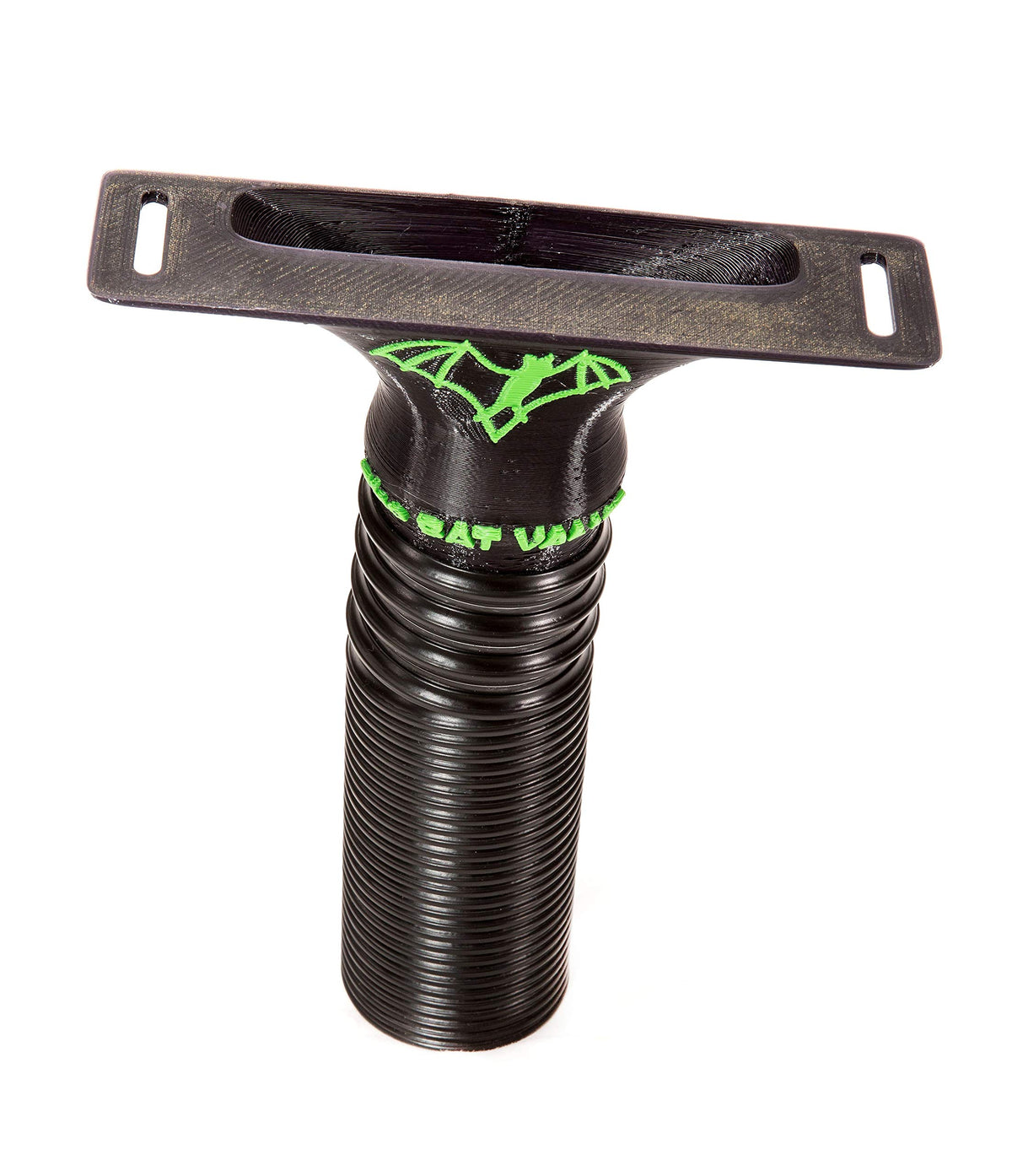 The Bat Valve TBV-FR4 side view showing compact profile for attic installation