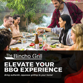 The Bincho Grill Classic Binchotan in a yakitori grill for precise heat control