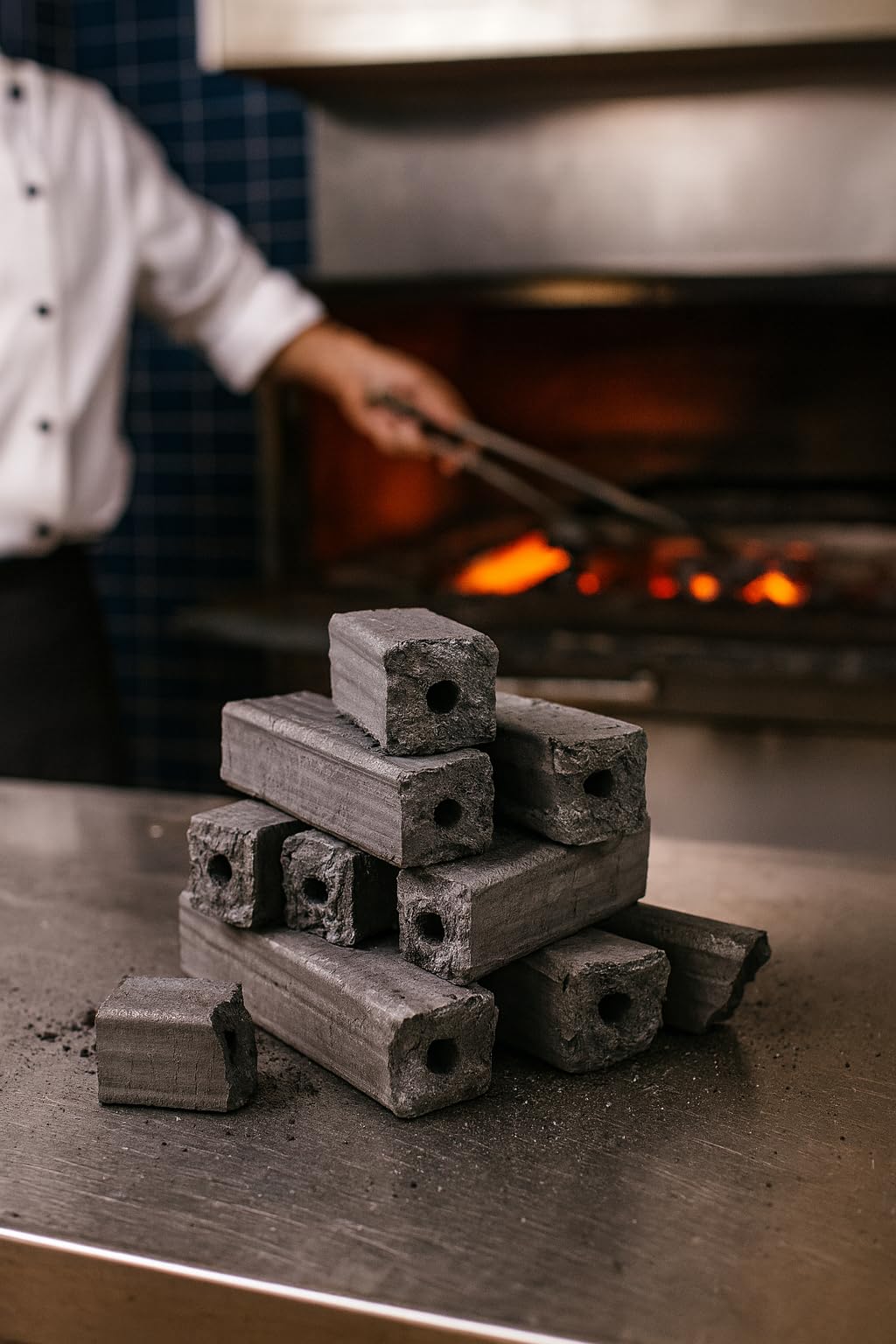 Ogatan briquettes deliver high heat for searing