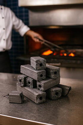 Ogatan briquettes deliver high heat for searing