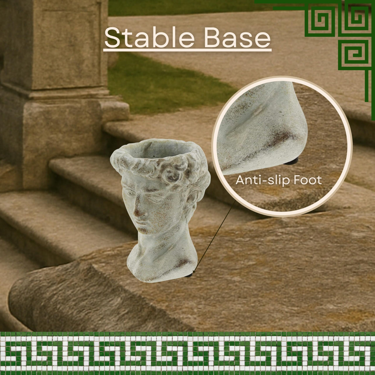 The Bridge Collection small planting area planter ideal for compact shelves.