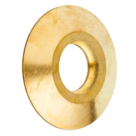 The Door Bull closeup brass beauty ring emphasizes rust-resistant construction.