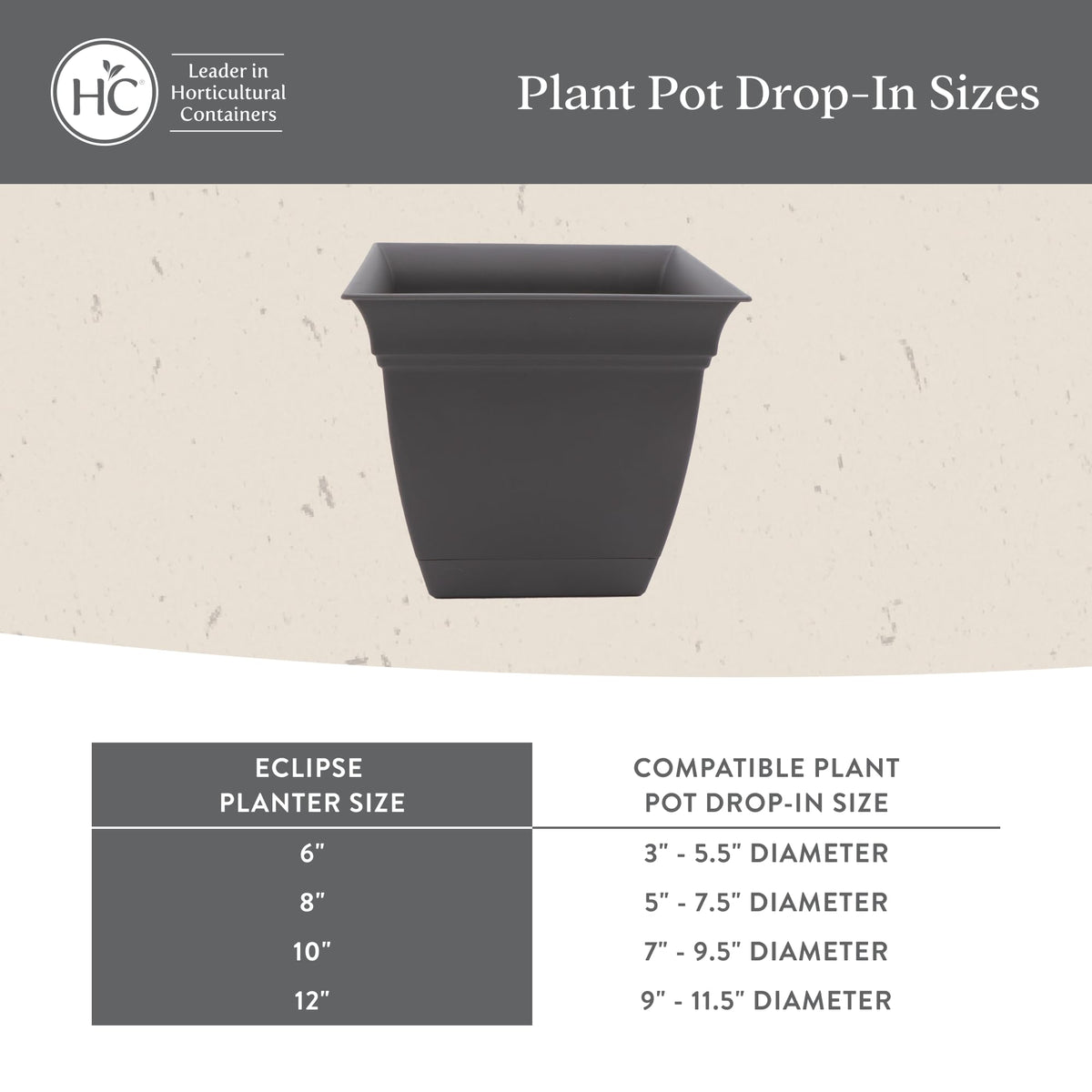 American-made planter crafted in Ohio by The HC Companies.